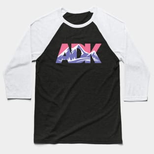 ADK Scape - Pink & Purple Baseball T-Shirt